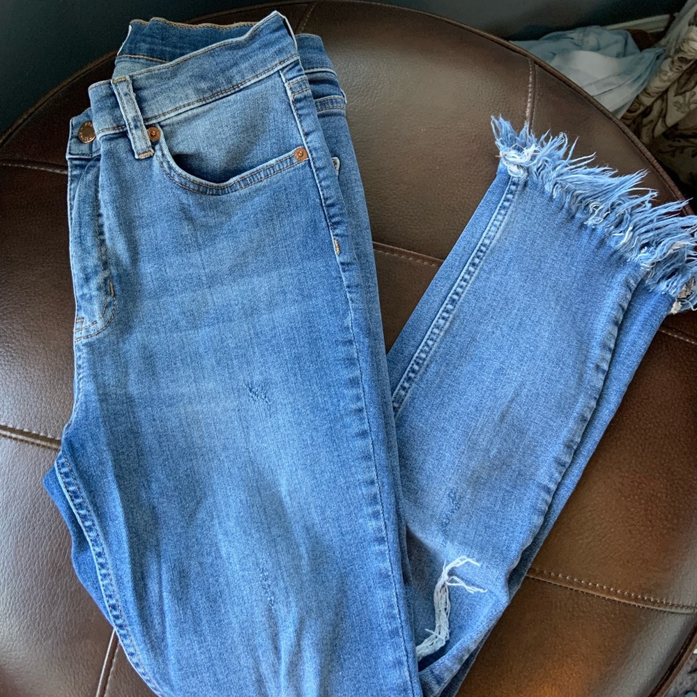 Free people distressed jeans